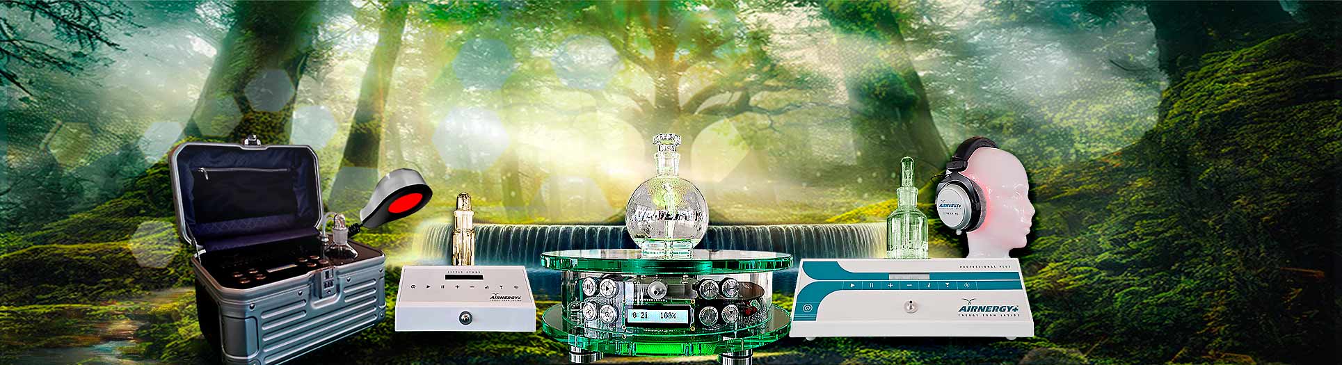 Airnergy breathing devices can be seen in nature, in different designs and variants