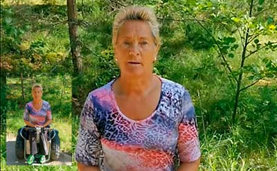 Seriously ill private user Heike Günther became healthy with spirovitalization or singer oxygen-energy therapy, indoor forest bathing, breathing, airnergy